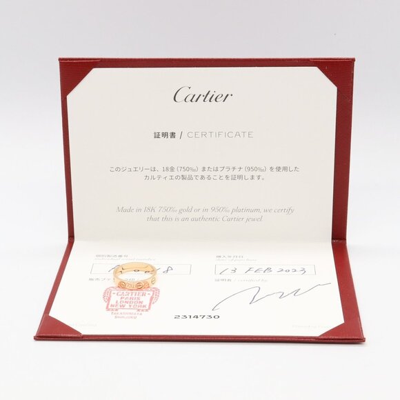 CARTIER 18k Rose Gold Love Ring - Picture 5 of 8
